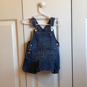 Jean overall dress